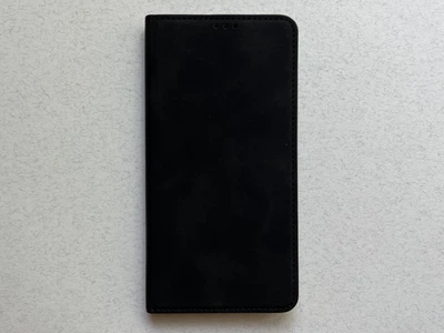 Захисний чохол-книжка K'try для Apple iPhone 14 Pro Max чорний, з матової штучної шкіри зі слотами для карт