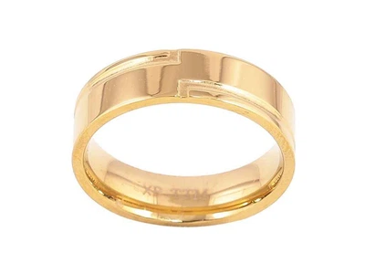 Каблучка XUPING Stainless Steel 14К Декоративний візерунок 6мм 10749 р.16,5