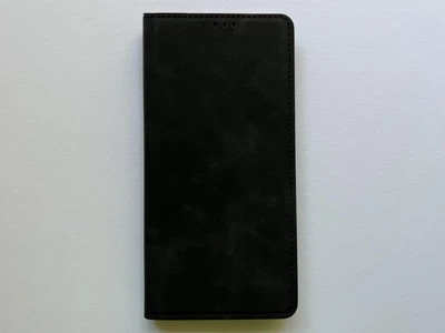 Защитный чехол-книжка K'try для Google Pixel 10 Pro XL черный, из матовой искусственной кожи со слотами для карт