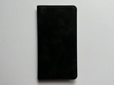 Защитный чехол-книжка K'try для Apple iPhone 13 Pro черный, из матовой искусственной кожи со слотами для карт