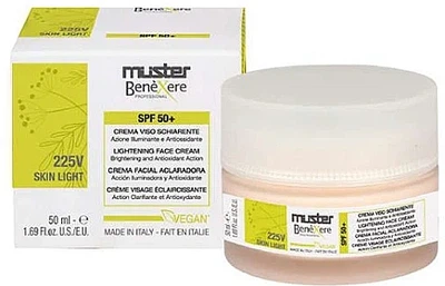 Осветляющий крем для лица с SPF50+ - Muster Benexere Skin Light 235V Lightening 50ml (1325313-1233891230-2)