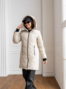 Fashions • Жіноче демісезонне пальто "Sharm" Fashions 54 бежевий (3512-мк)