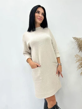 Fashions • Платье ангоровое Дебора Fashions 42-44 бежевый (8992-фг)