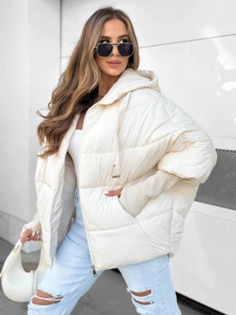 Fashions • Куртка женская демисезонная Kiara Fashions 42-46 молоко (3032-мо)