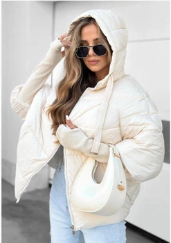 Fashions • Куртка женская демисезонная батал Kiara Fashions 54-56 молоко (3032-бр-мо)