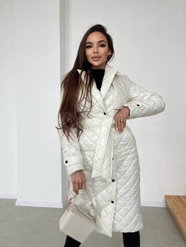 Fashions • Женское демисезонное пальто Augusta Fashions XS-S молоко (#024-ши)