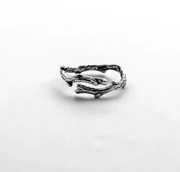 Женское Кольцо веточка Maxi Silver 9415 SE One Size Серебристый