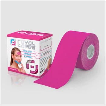 Кинезио тейп для лица Royal Tapes 5 см х 5 м Розовый (rt5)