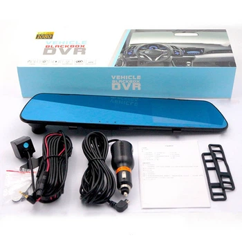 Автомобильный видеорегистратор-зеркало с камерой заднего вида Inspire Box V8 1080p Black (V8-Car)