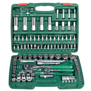 Профессиональный набор торцовых головок HANS 1/4 DR 4-14мм 1/2 DR 10-32мм 108 предметов V03248
