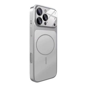 Чохол CaseFashion Glass Case MagSafe для iPhone 17 Pro Silver