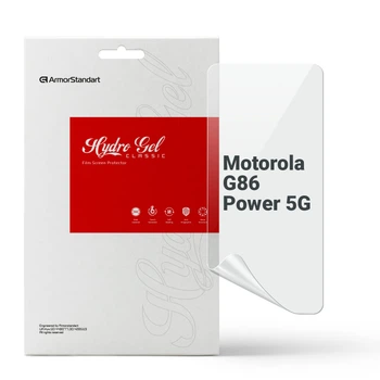 Защитная пленка для Motorola G86 Power 5G гидрогелевая ударостойкая противоударная прозрачная бронепленка на телефон ArmorStandart защита стекла ARM86579