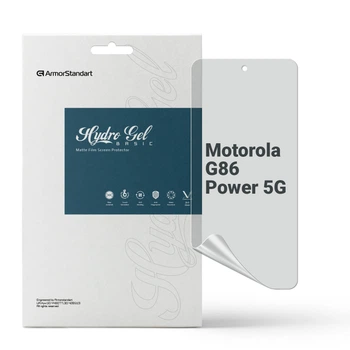 Захисна плівка для Motorola G86 Power 5G гідрогелева ударостійка протиударна бронеплівка Matte на телефон ArmorStandart захист скла матова плівка ARM86582