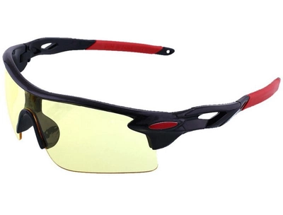 Захисні окуляри для стрільби, вело і мотоспорту Silenta TI8000 Yellow-red (12635)