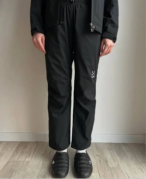 Жіночі туристичні штани Haglofs Aero Pants gore-tex мембранні в похід XS Short Чорні