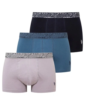 Набор трусов-боксеров мужских 3шт. U.S. Polo Assn. 80543 XL разных цветов (8680557451825)