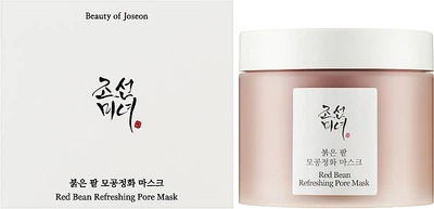 Глиняна маска для очищення Beauty of Joseon Red Bean Refreshing Pore Mask 140 ml