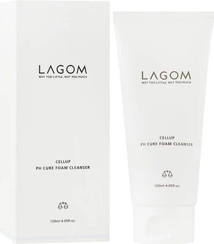 Пінка для вмивання з гімалайською сіллю Lagom Cellup PH Cure Foam Cleanser 120 мл