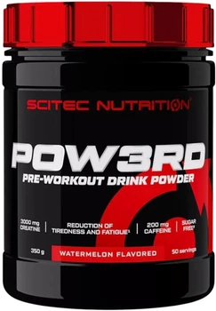 Передтренувальний комплекс Scitec Nutrition POW3RD! 2.0 порошок 350 г Кавун (5999100034686)