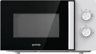 Мікрохвильова піч Gorenje MO17E1WH Білий 17 л 700W механічне управління (MO17E1WH)