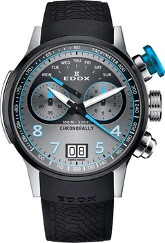 Наручные часы Edox Chronorally Chronograph 45 38003 TINBU GNBU