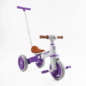 Детский трехколесный Велосипед-велобег Best Trike (LB-10571) фара, регулируемое сиденье