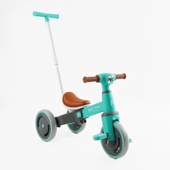 Детский трехколесный Велосипед-велобег Best Trike (LB-10360) фара, регулируемое сиденье