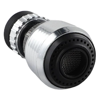 Насадка на кран, поворотный аэратор для кухни. Semi Rotary Aerator, Хром два режима