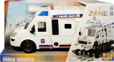 Samochód policyjny Swede ze światłem i dźwiękiem Q9057 (5902496198955)