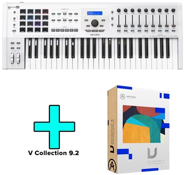 MIDI-клавиатура Arturia KeyLab 49 MkII White Edition + V Collection 9.2