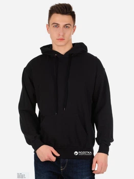 Худи утепленное мужское Fruit of the loom Hooded Sweat 062208036 L Черное (5000000003129)
