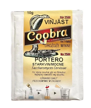 Винные дрожжи Coobra Portero 10 г, для сладких и крепких вин