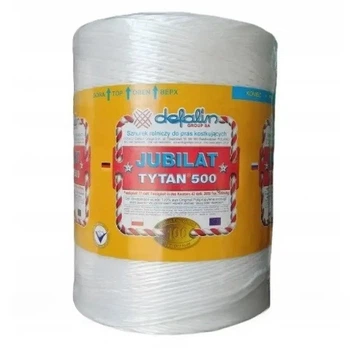 Шпагат полипропиленовый Tytan 500 TEX 2000 — 4 кг, белый, сверхпрочный
