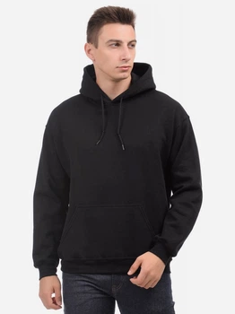 Худи утепленное мужское Gildan Heavy gi18500bl 4XL Черное (5000000088871)