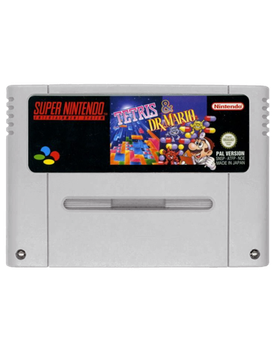 Игра Nintendo SNES Tetris & Dr. Mario Europe Английская Версия Только Картридж Б/У