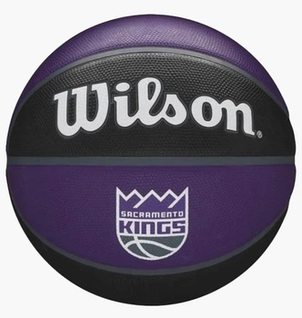 Баскетбольний м'яч Wilson Nba Team Tribute Sac Kings Black/Violet WTB1300XBSAC MISC