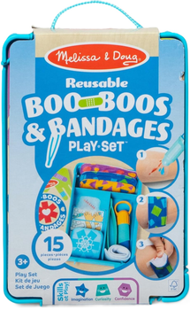 Набір Melissa & Doug Boo-Boos & Bandages Reusable Play Set (681147005556)