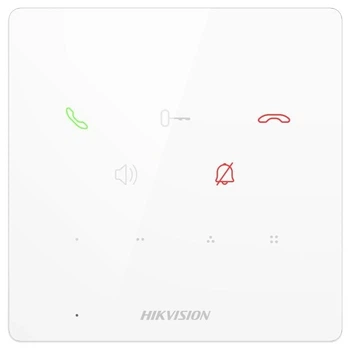 Аудіодомофон IP мережевий POE Hikvision DS-KH6000-E1/White