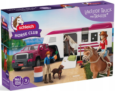 Набір Schleich HORSE CLUB Lakeside Truck and Trailer 42705 (4069111086774)