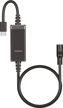 Зарядний адаптер для ноутбука TECHNO UC-100W USB-C/DC Black