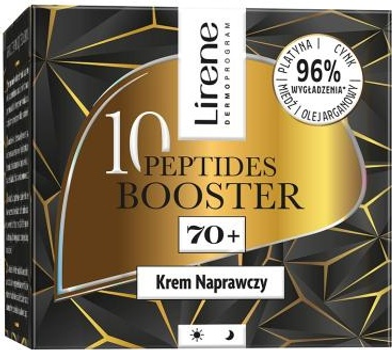Крем для обличчя Lirene 10 Peptides Booster 70+ відновлювальний 50 мл (5900717776616)