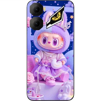 Силиконовый чехол SMTT для ZTE Nubia Neo 3 5G с картинкой Labubu Принцесса