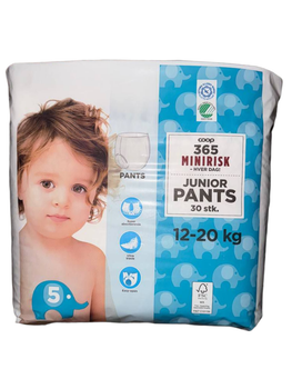 Подгузники-трусики Coop Minirisk 5 (12-20 кг) 30 шт