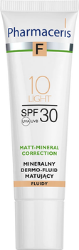 Podkład matujący Pharmaceris F Spf 30 mineralny 10 Light 30 ml (5900717153158)