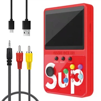 Игровая приставка на 900 игр, HD (3"), с USB, M9 / Портативная игровая консоль с подключением к телевизору