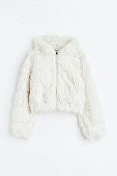 Кожушок жіночий H&M 202896-4 M(170/96) молочний (2028960004