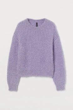 Жіночий джемпер H&M 209360-4 S(165/88) фіолетовий (2093600003)