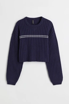 Жіночий джемпер H&M 207899-4 M(170/96) синій (2078990004)
