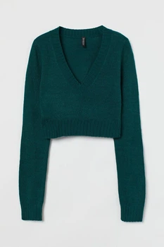 Жіночий джемпер H&M 209397-3 L(175/104) зелений (2093970005)