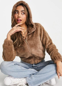 Кожушок жіночий ASOS 300097-4 42 коричневий (300097479965)
